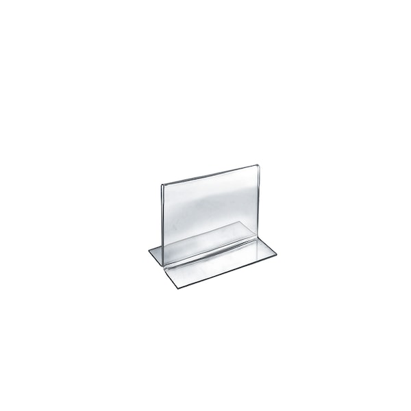 5"W x 4"H Double-Foot Two Sided Sign Holder, PK10